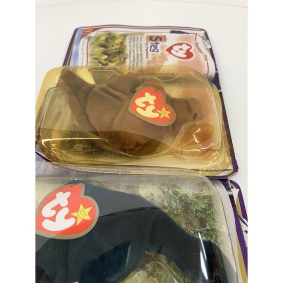 McDonald’s Happy Meal Teenie Beanie Babies 2000 Dinosaur Trio Bundle(3pcs) - Picture 10 of 11